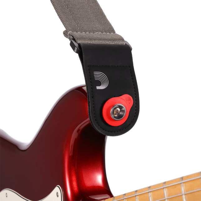 D'addario Anneaux De Blocage De Sangle Flex Lock, Rouge - Correa - Variation 3