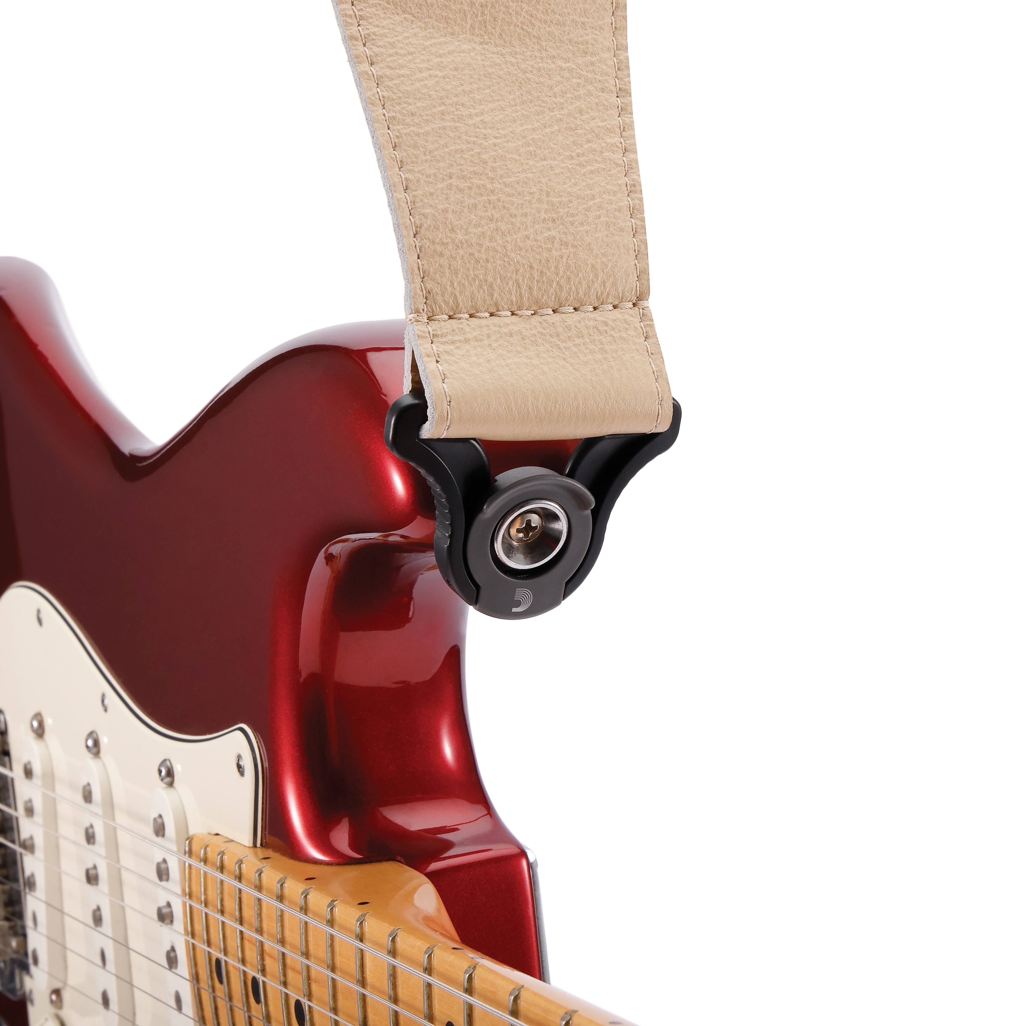 D'addario Auto Lock Cuir Guitar Strap Tan Largeur 7,6 Cm - Correa - Variation 3