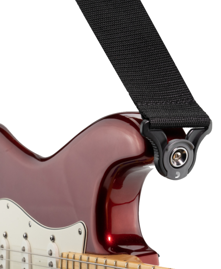 D'addario Auto Lock Polypro Guitar Strap Pwsal400 5cm Black - Correa - Variation 1
