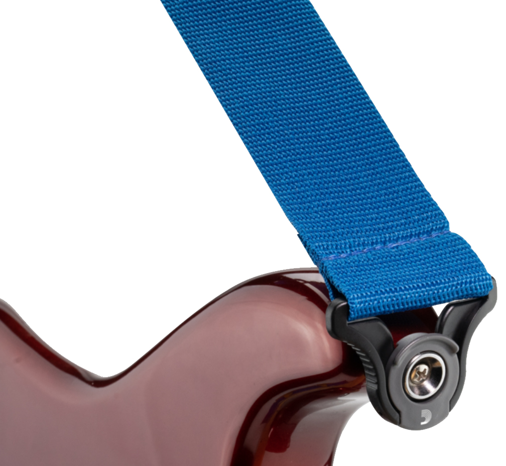 D'addario Auto Lock Polypro Guitar Strap Pwsal402 5cm Blue - Correa - Variation 1