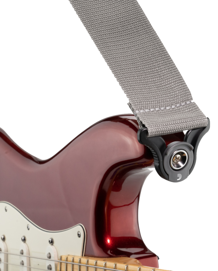 D'addario Auto Lock Polypro Guitar Strap Pwsal405 5cm Silver - Correa - Variation 1