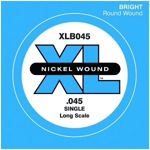 D'addario Corde Au DÉtail Xlb045 Bass (1) Xl Nickel Wound 045 Long Scale - Cuerdas para bajo eléctrico - Variation 1