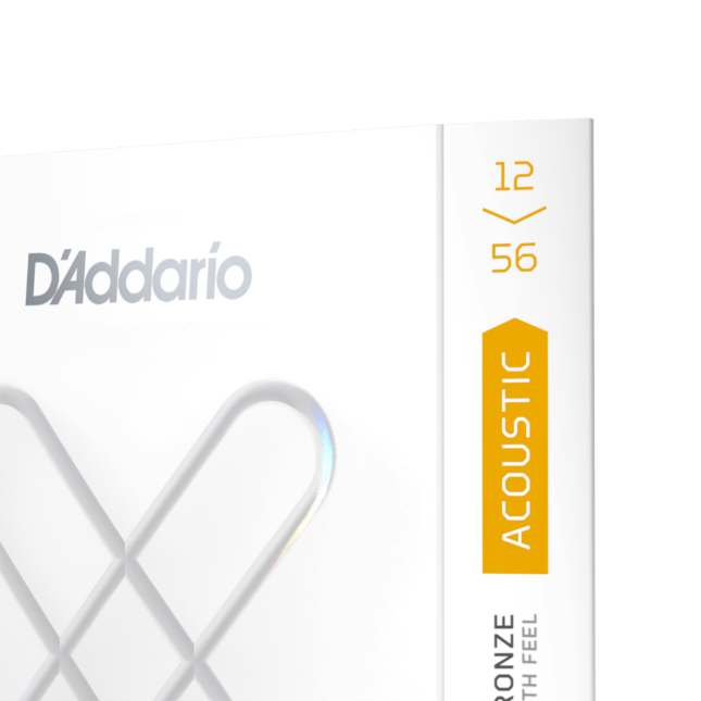 D'addario Cordes Xs 80/20 Bronze Avec RevÊtement Pour Guitare Acoustique, 12-56 AiguËs Light/graves Medium - Cuerdas guitarra acústica - Variation 1