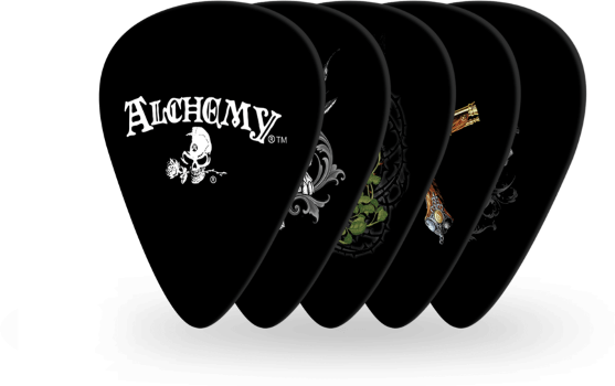 D'addario 1cwh4-01al Alchemy Picks Skull Collection - Púas - Main picture