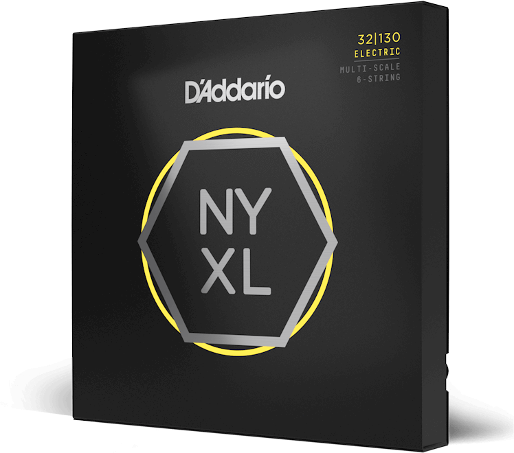 D'addario Jeu De 6 Cordes 32-130 Hybrid Light 6-string, Multiscale, Nyxl Bass Guitar Strings - Cuerdas guitarra eléctrica - Main picture