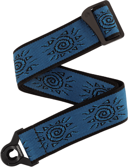 D'addario 50balpw04 Auto Lock Vintage Planet Waves, Suns/blue - Correa - Main picture