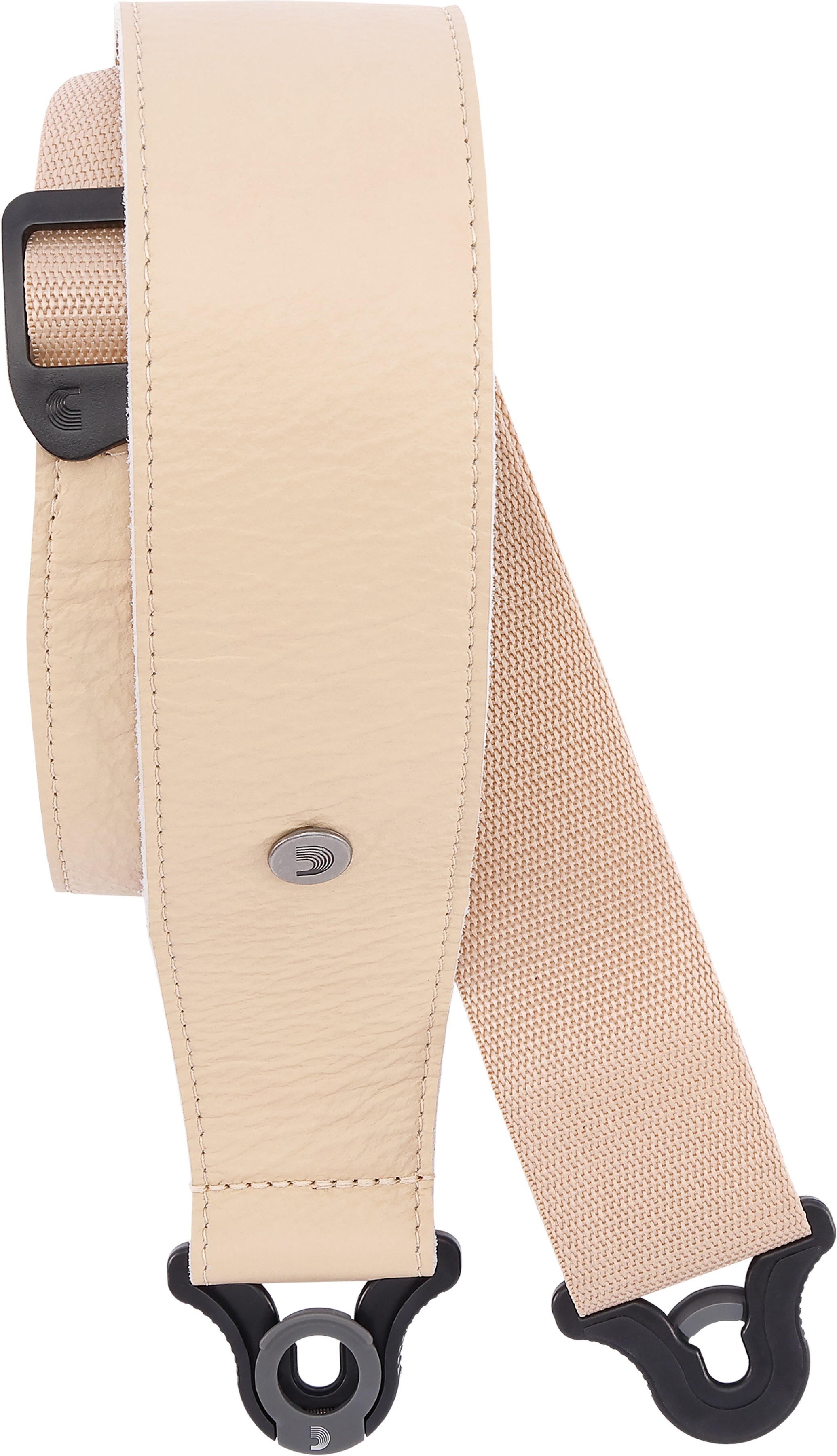 D'addario Auto Lock Cuir Guitar Strap Tan Largeur 6,3 Cm - Correa - Main picture