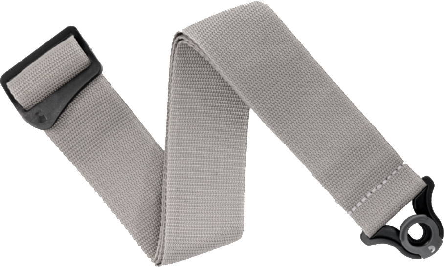 D'addario Auto Lock Polypro Guitar Strap Pwsal405 5cm Silver - Correa - Main picture