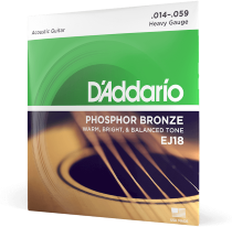 D'addario Ej18 Phosphor Bronze 14-59 - Cuerdas guitarra acústica - Main picture