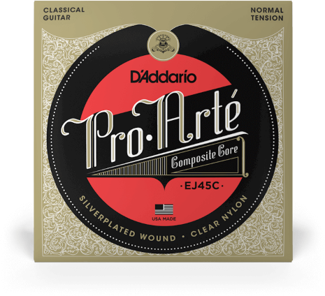 D'addario Jeu De 6 Cordes Ej45c Pro Arte Classical Composite Core - Normal Tension - Cuerdas guitarra clásica nylon - Main picture