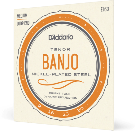 D'addario Ej63 Cordes Pour Banjo Light Tenor 09-30 - Cuerdas banjo - Main picture