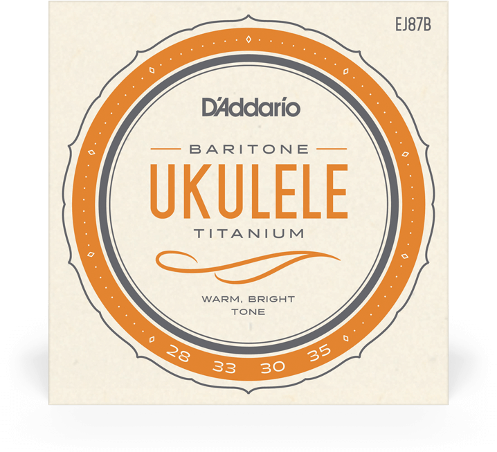 D'addario Ej87b UkulÉlÉ Baritone (4)  Pro-artÉ Titanium 028-035w - Cuerdas ukulele - Main picture
