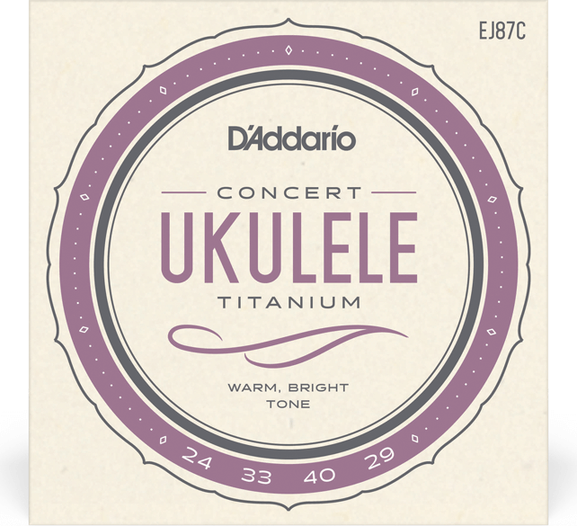 D'addario Ej87c UkulÉlÉ Concert (4)  Pro-artÉ Titanium 024-029 - Cuerdas ukulele - Main picture