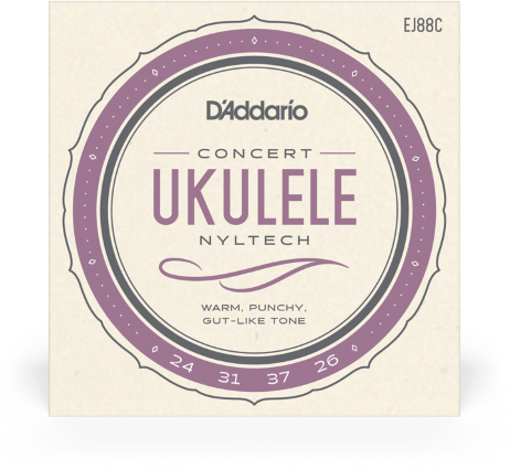 D'addario Jeu De 4 Cordes Ej88c Nyltech Ukulele, Concert - Cuerdas ukulele - Main picture