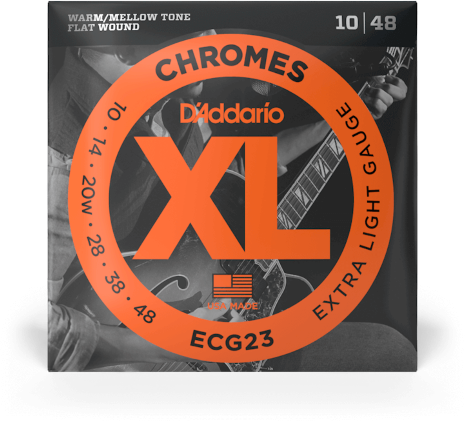 D'addario Jeu De 6 Cordes Guit. Elec. 6c Chromes Jazz 010.048 Ecg23 - Cuerdas guitarra eléctrica - Main picture