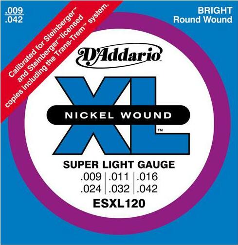 D'addario Guit. Elec. 6c Nickel Double Boule 009.042 Esxl120 - Cuerdas guitarra eléctrica - Main picture