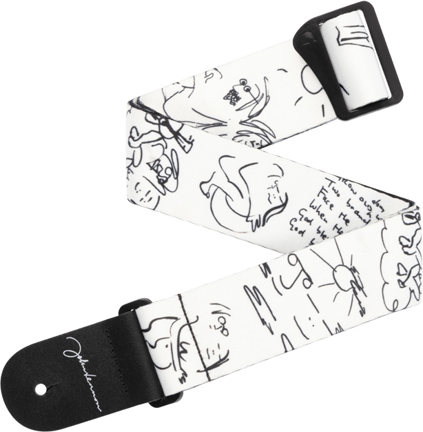 D'addario 50jl02 John Lennon Art Series Polyester Strap - John & Yoko - Correa - Main picture