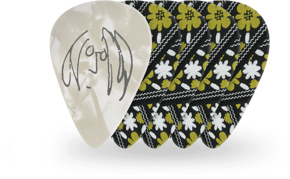 D'addario MÉdiators Guitare John Lennon Rooftop, Calibre Medium (0,7 Mm), Paquet De 10 - Púas - Main picture