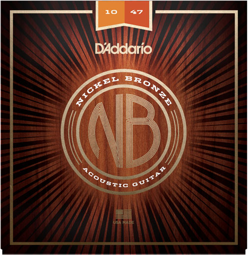 D'addario Nickel Bronze Acoustic Guitar Nb1047 Extra Light 10-47 - Cuerdas guitarra acústica - Main picture