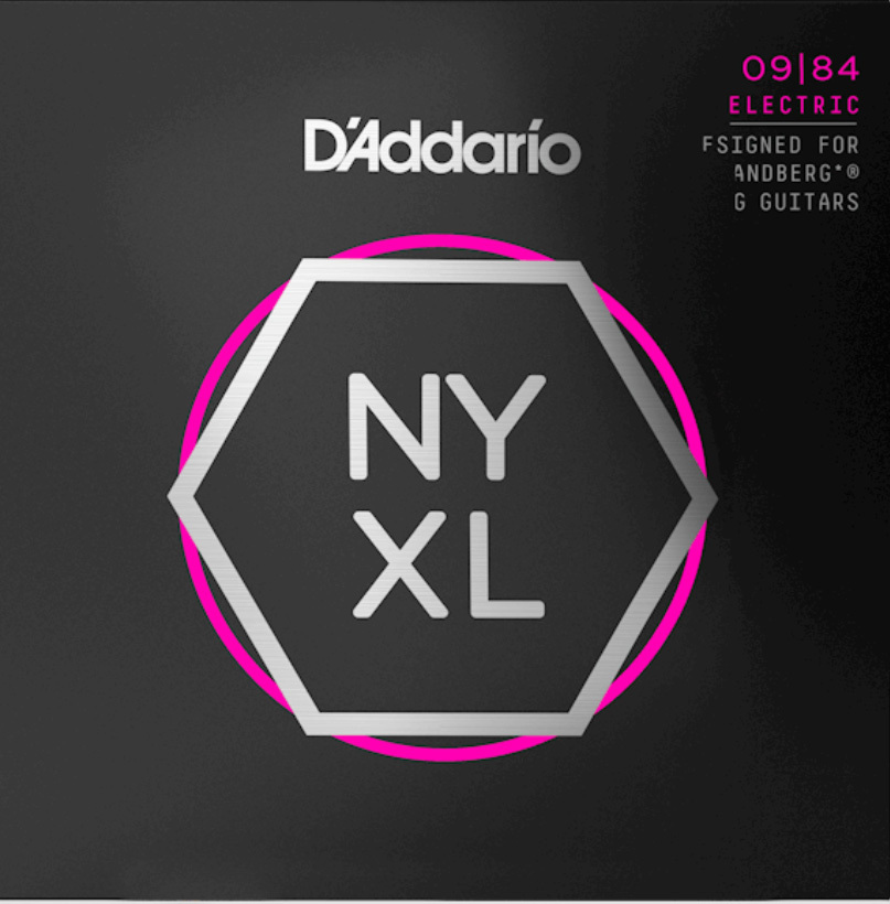 D'addario Nyxl0984sb Nickel Round Wound Strandberg Electric Guitar 8c 09-84 - Cuerdas guitarra eléctrica - Main picture