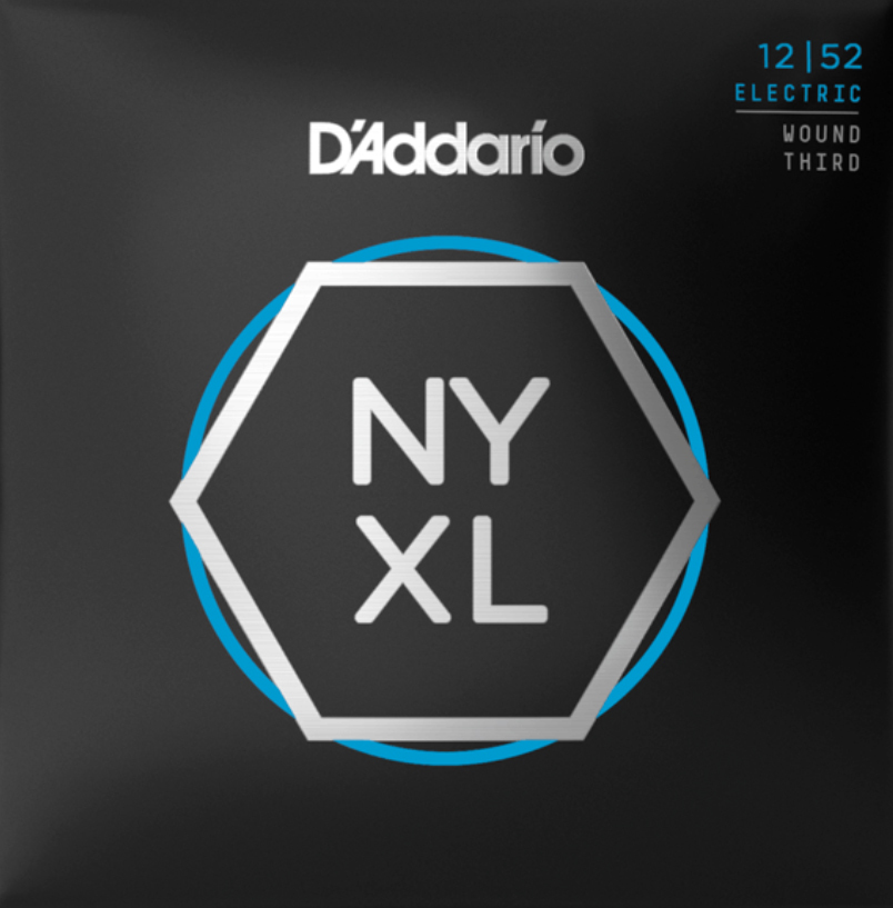 D'addario Nyxl1252w Nickel Round Wound Electric Guitar 6c 12-52 - Cuerdas guitarra eléctrica - Main picture