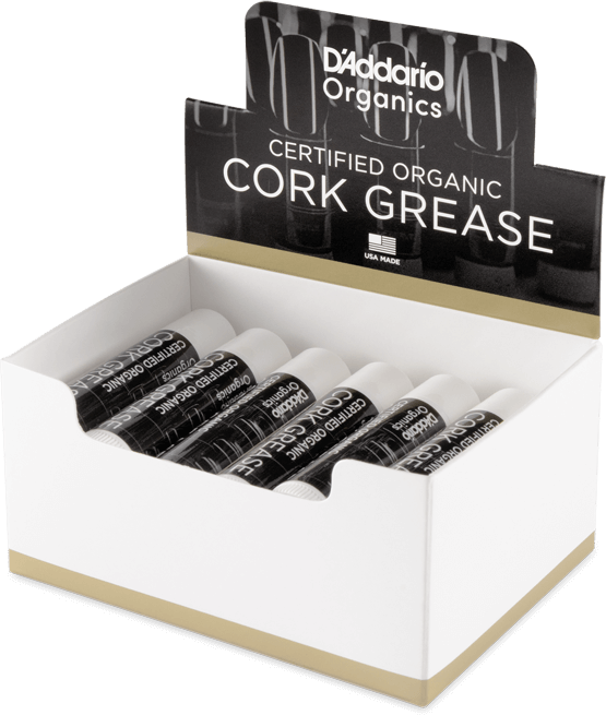 D'addario Odcrkgr12 Organic Cork Grease, Box Of 12 Tubes - Grasas y aceites - Main picture