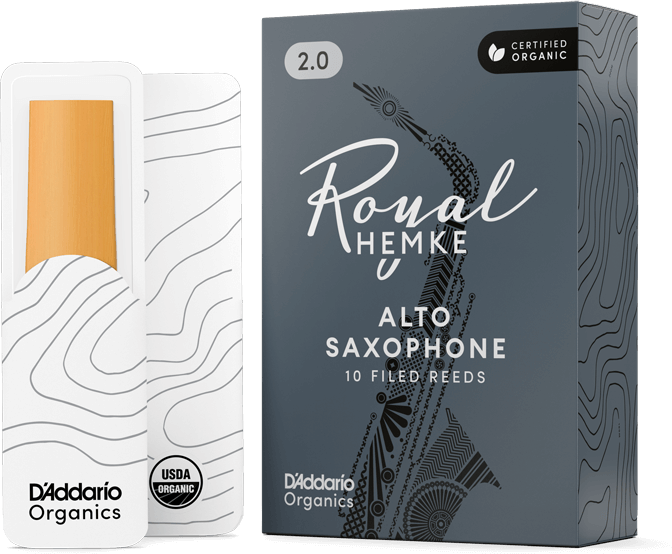 D'addario Rhkp10asx400 Royal Hemke Alto Saxophone Reeds, Strength 4.0, 10-pack - Caña para saxófono - Main picture