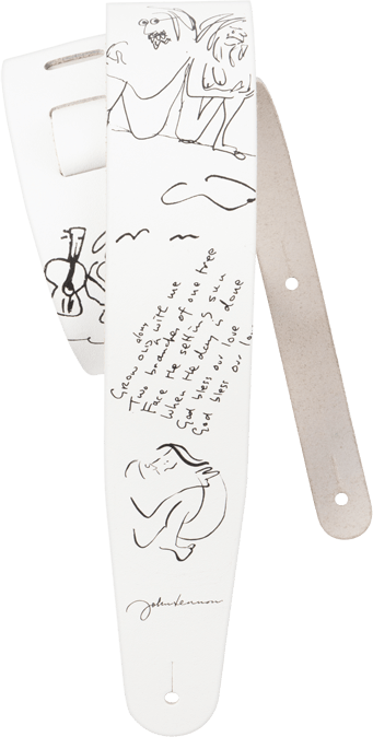 D'addario Sangle En Cuir John Lennon Art Series - John & Yoko - Correa - Main picture