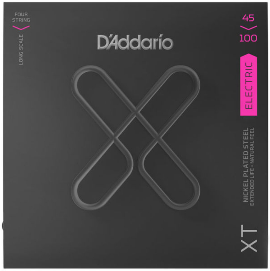 D'addario Xtb45100 Nps Electric Bass Long Scale 4c 45-100 - Cuerdas para bajo eléctrico - Main picture