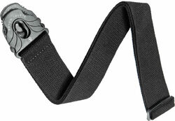 Correa D'addario 50CTPL00 Lock Woven Cotton Guitar Strap - Black