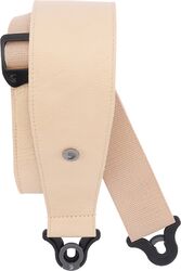 Correa D'addario Auto Lock Leather Guitar Strap Tan 7,6 cm