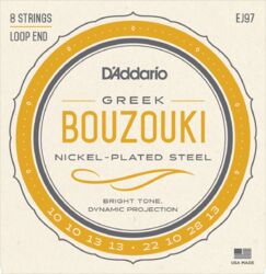 Cuerdas bouzouki D'addario CDD EJ97 - Bouzouki Grec - Juego de cuerdas