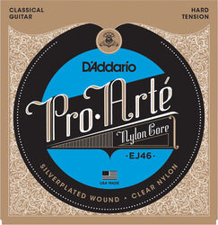 Cuerdas guitarra clásica nylon D'addario EJ46 Pro Arte Classical Nylon Core - Juego de cuerdas