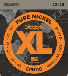 Cuerdas guitarra eléctrica D'addario EPN110 010/045 - Juego de cuerdas