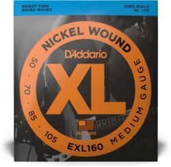 EXL160 Nickel Wound Electric Bass 50-105