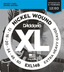 Cuerdas guitarra eléctrica D'addario EXL148 - Juego de cuerdas