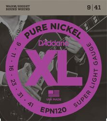 Cuerdas guitarra eléctrica D'addario EPN120 - Juego de cuerdas