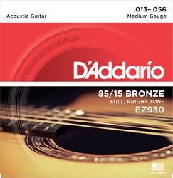 Cuerdas guitarra acústica D'addario EZ930 Acoustic 013-056 - Juego de cuerdas
