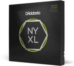 Cuerdas para bajo eléctrico D'addario NYXL 045 - 125 - Juego de 5 cuerdas