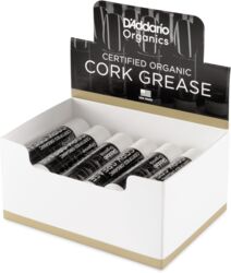 Grasas y aceites D'addario ODCRKGR12 Organic Cork Grease, Box of 12 Tubes