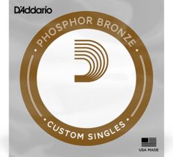 Cuerdas guitarra acústica D'addario PB059 Folk (1) Phosphor Bronze Wound 059 - Cuerdas por unidades