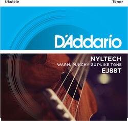 Cuerdas ukulele D'addario Nyltech Ukulele Tenor 26-28 EJ88T - Juego de cuerdas