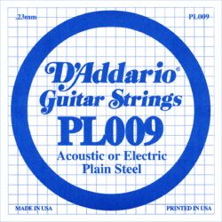Cuerdas guitarra eléctrica D'addario XL Nickel Single PL009 - Cuerdas por unidades