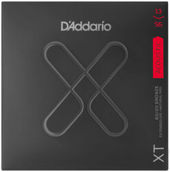 Cuerdas guitarra acústica D'addario XTABR1356 Acoustic Guitar 6-String Set 80/20 Bronze 13-56 - Juego de cuerdas