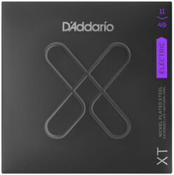 Cuerdas guitarra eléctrica D'addario XTE1149 Electric Guitar 6-String Set Nickel Plated Steel 11-49 - Juego de cuerdas