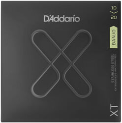 Cuerdas banjo D'addario XTJ1020 5-String Banjo Stainless Steel 10-20 - Juego de cuerdas