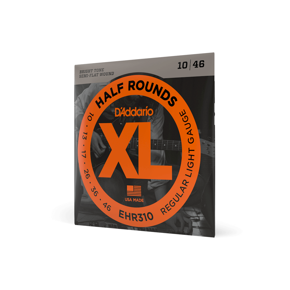 D'addario Ehr310 Electric Half Rounds Regular Light 10-46 - Cuerdas guitarra eléctrica - Variation 1