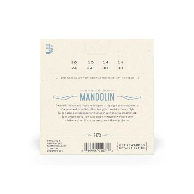 D'addario Jeu De 6 Cordes Ej38 Phosphor Bronze 12-string Acoustic Guitar Strings, Light, 10-47 - Cuerdas guitarra acústica - Variation 2