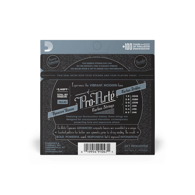 D'addario Ej46ff Pro Arte Classical Carbon - Hard Tension - Cuerdas guitarra clásica nylon - Variation 1