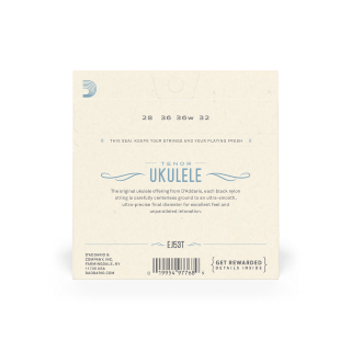 D'addario Ej53t Pro-arte Rectified Nylon Noir Ukulele Tenor - Cuerdas ukulele - Variation 1